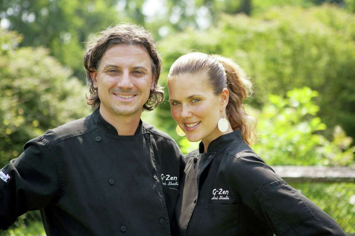 Chefs Mark Shadle and Ami Beach started G-Zen Restaurant, which features sustainable, plant-based cuisine, in October 2011.