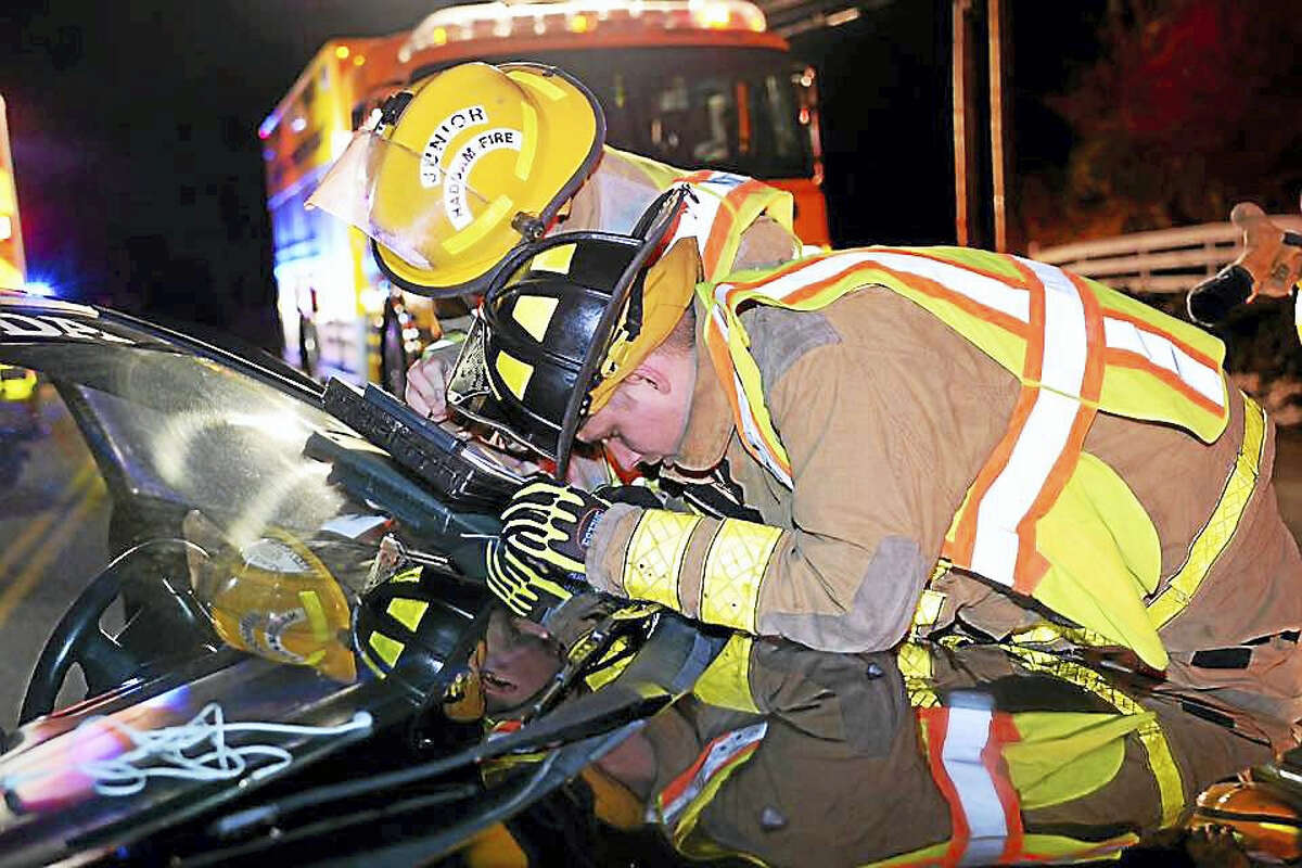Last month, Haddam Volunteer Fire Company responded to a motor vehicle accident that resulted in the hospital transport of an unconscious passenger and use of a thermal imaging camera to locate the driver who fled the accident scene.