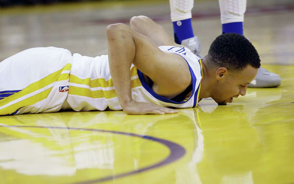 Stephen Curry is questionable for Game 2 against the Rockets with an ankle injury.