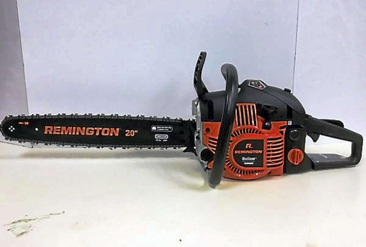 Some 8,000 Remington chainsaws are being recalled because they can leak fuel and possibly start a fire.