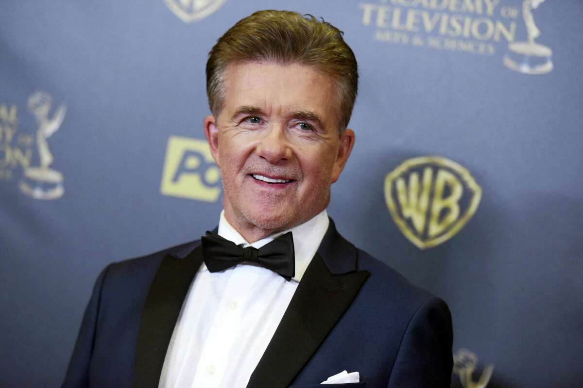 Alan Thicke poses in the pressroom at the 42nd annual Daytime Emmy Awards at Warner Bros. Studios in Burbank, Calif in 2015.