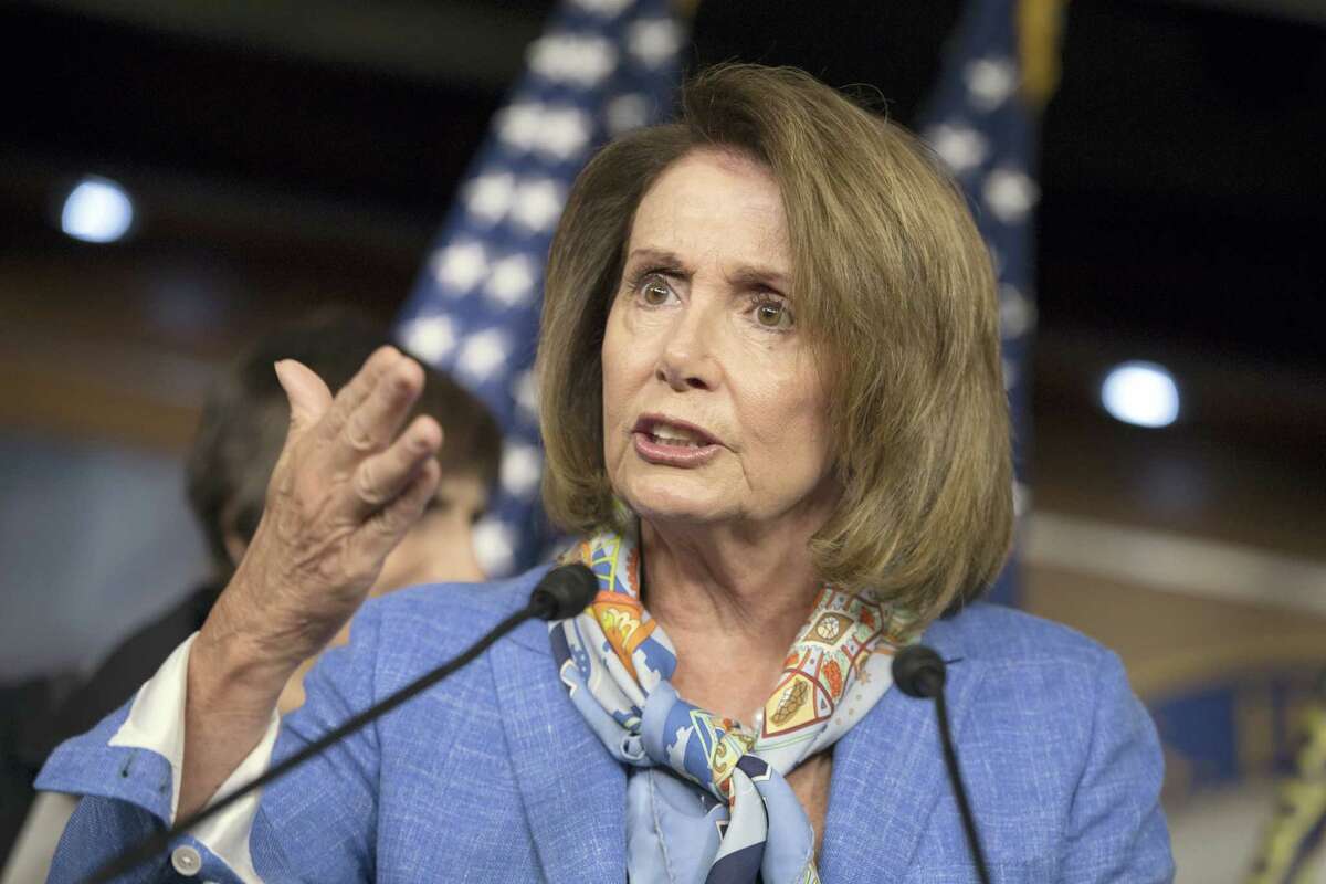 In this Aug. 11, 2016 photo, House Minority Leader Nancy Pelosi, D-Calif., speaks at a news conference on Capitol Hill in Washington. Pelosi is advising fellow Democrats to change their cellphone numbers and not let family members read their text messages after personal and official information of Democratic House members and congressional staff was posted online.