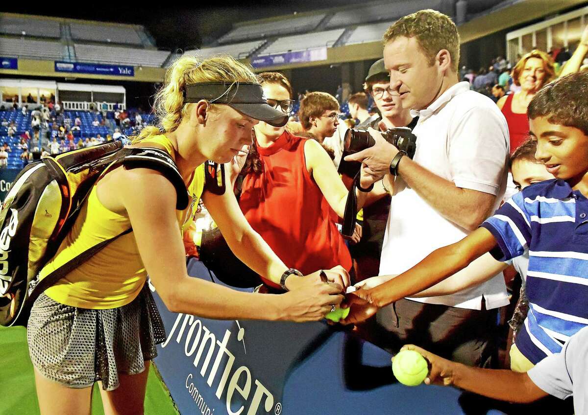 Caroline Wozniacki will be back in New Haven for the Connecticut Open this August.