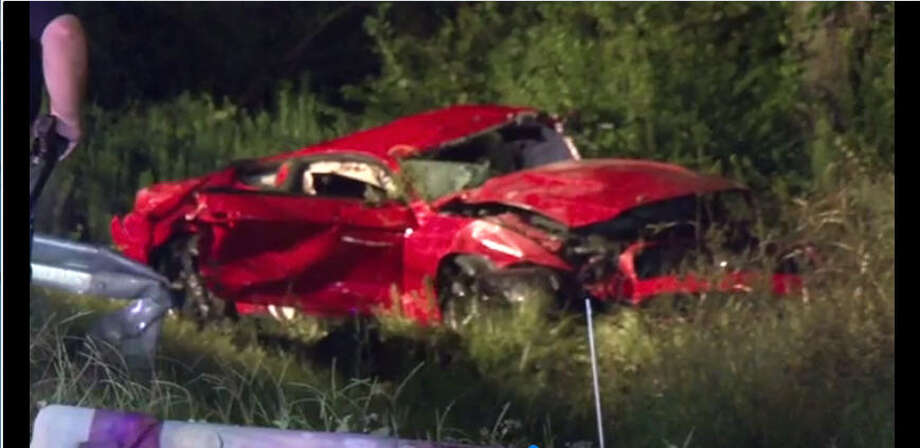 Driver Ejected Out Of Red Mustang During Crash In Spring The Courier A Female Driver Was Ejected Out Of Her Car On Saay Morning After Losing Control And