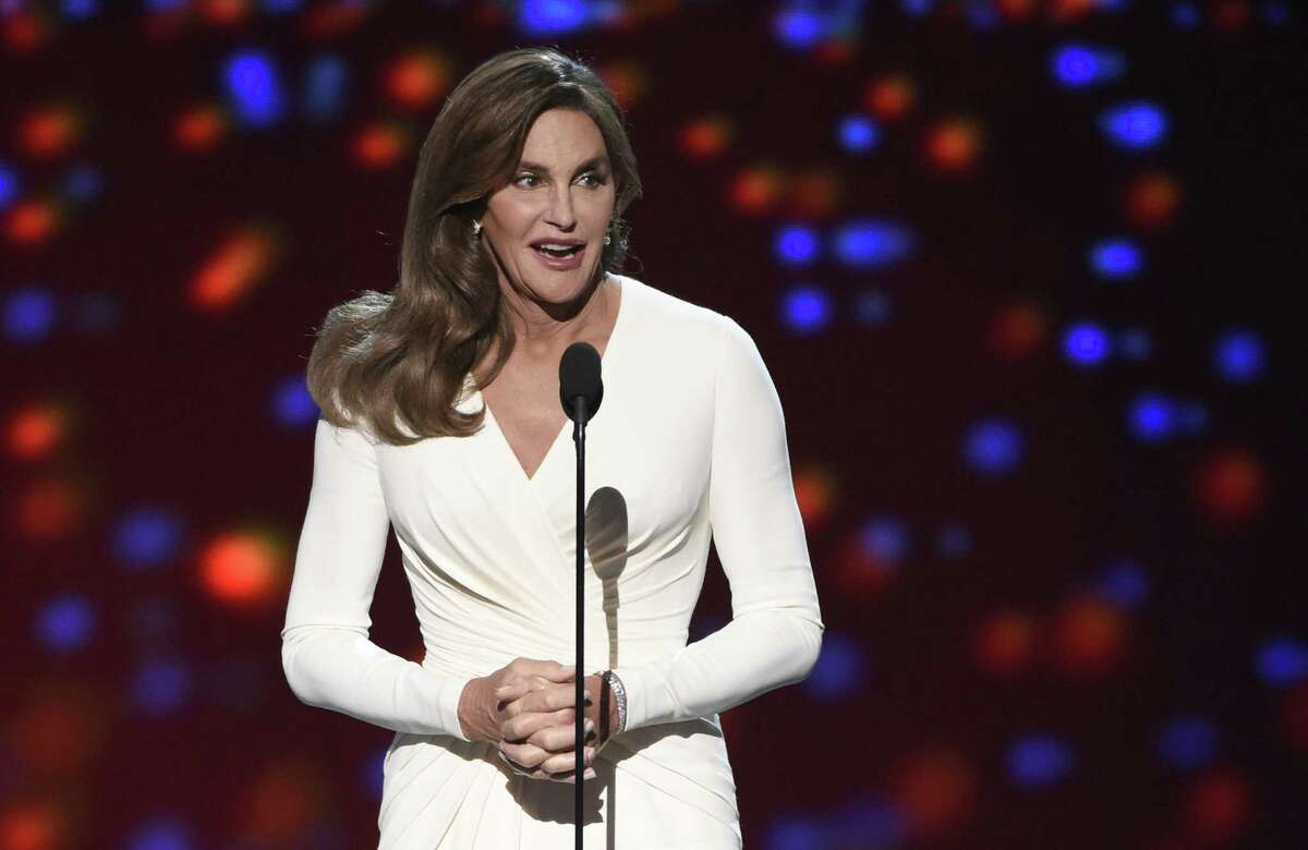 In this July 15, 2015, file photo, Caitlyn Jenner accepts the Arthur Ashe award for courage at the ESPY Awards at the Microsoft Theater, in Los Angeles. Prosecutors said Wednesday, Sept. 30, they have declined to charge Caitlyn Jenner in the Feb. 7 collision in California in which authorities said Jennerís sport utility vehicle crashed into two cars, pushing one into oncoming traffic.