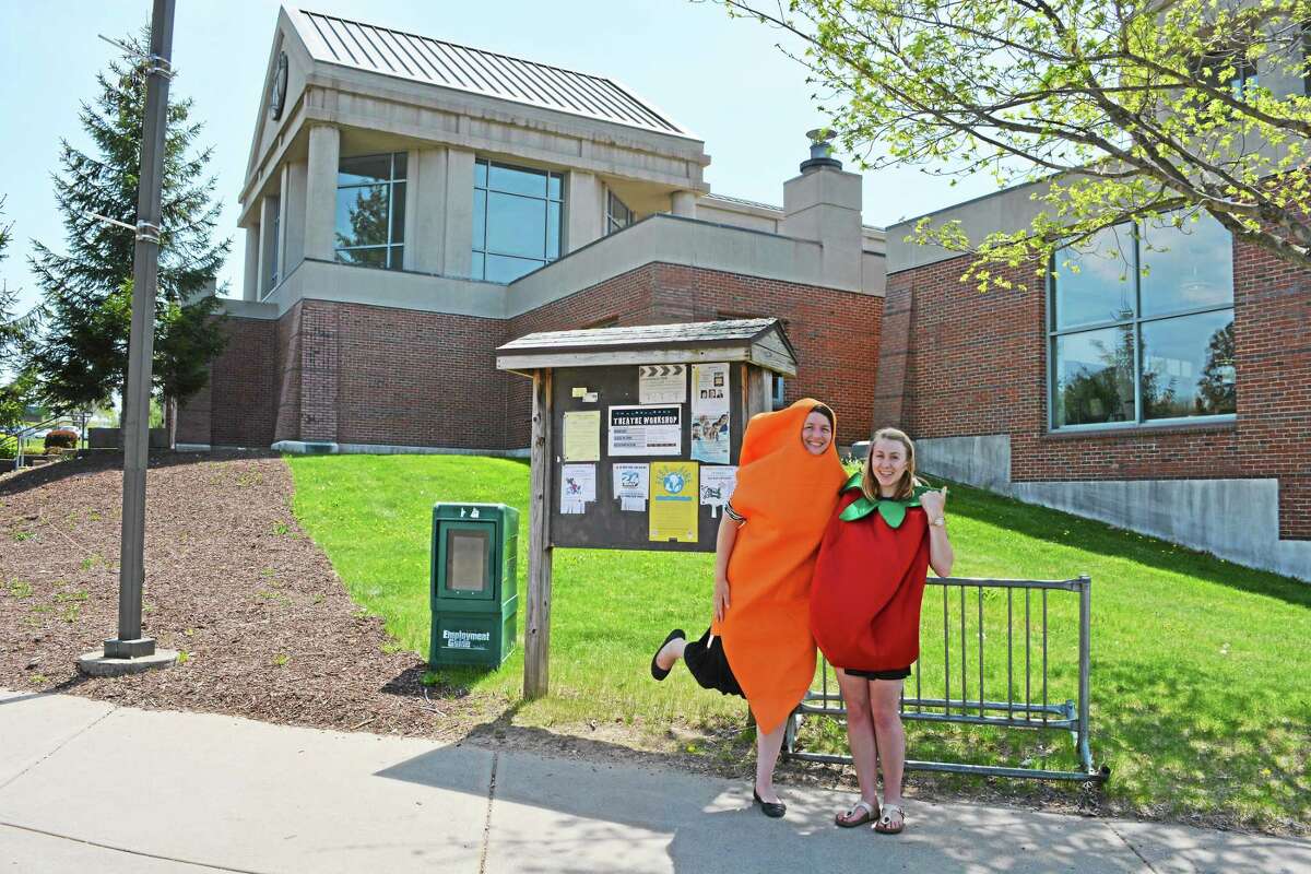 Attendees of last week’s Connecticut Food Policy Council were greeted by vegetables at Middlesex Community College.