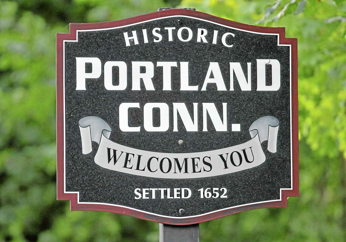 Portland sign. Catherine Avalone - The Middletown Press