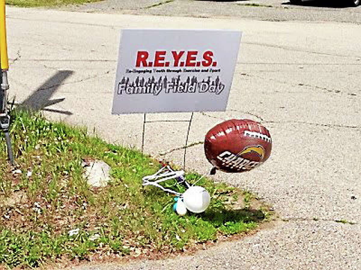 Former UConn star and current San Diego Chargers defensive end Kendall Reyes returned to his hometown of Nashua, N.H., to host his second R.E.Y.E.S Family Field Day.