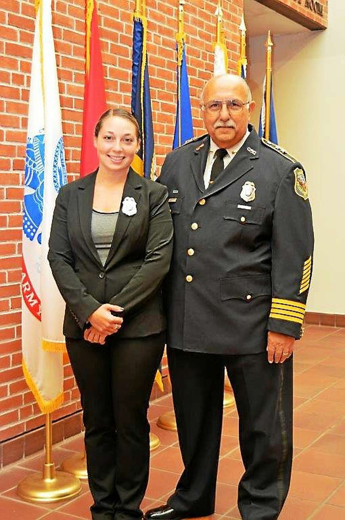 Cromwell swears in new police officer