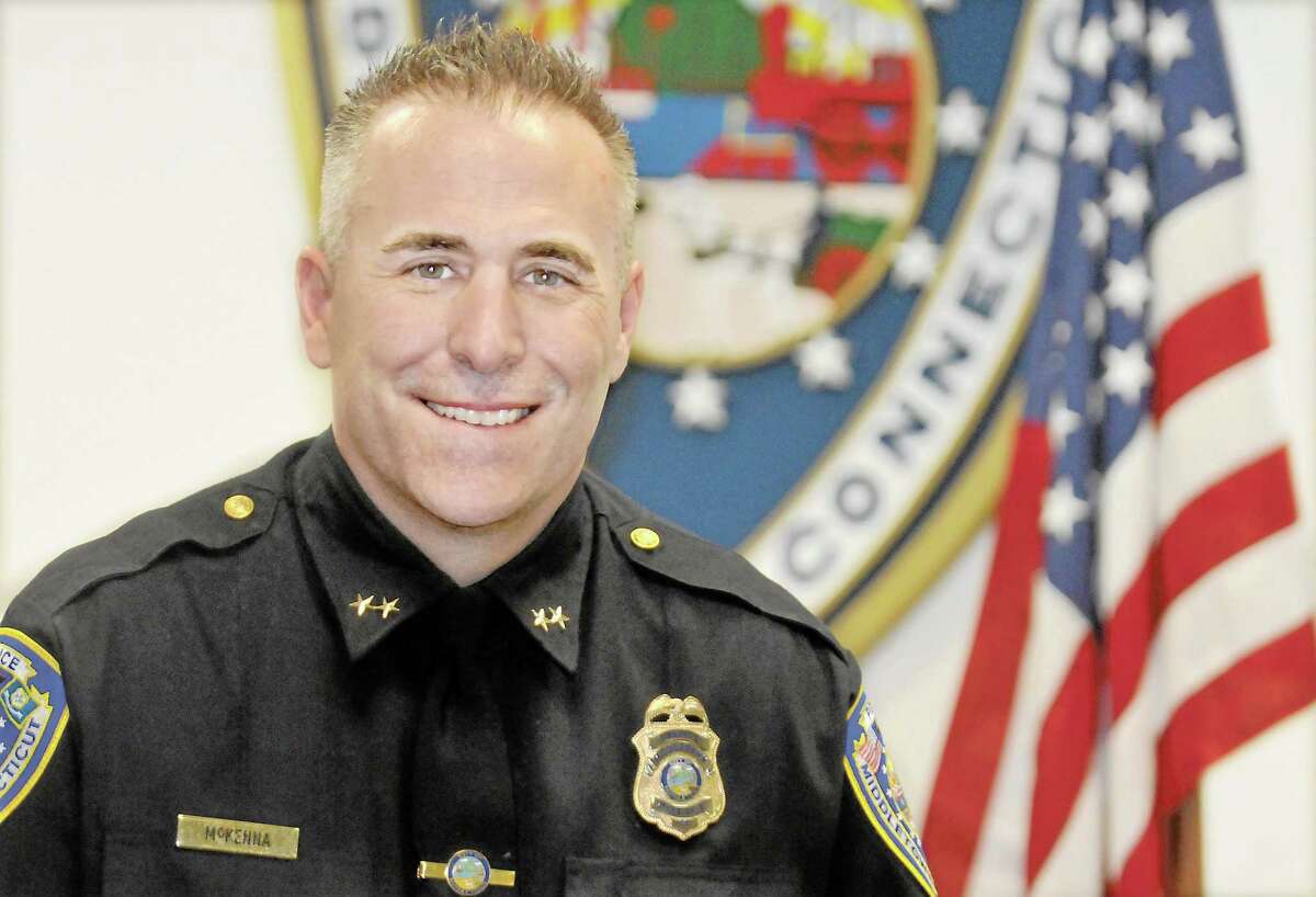 Middletown Police Chief William McKenna was cleared last year by independent investigators of allegations he solicited narcotics from several of his officers.
