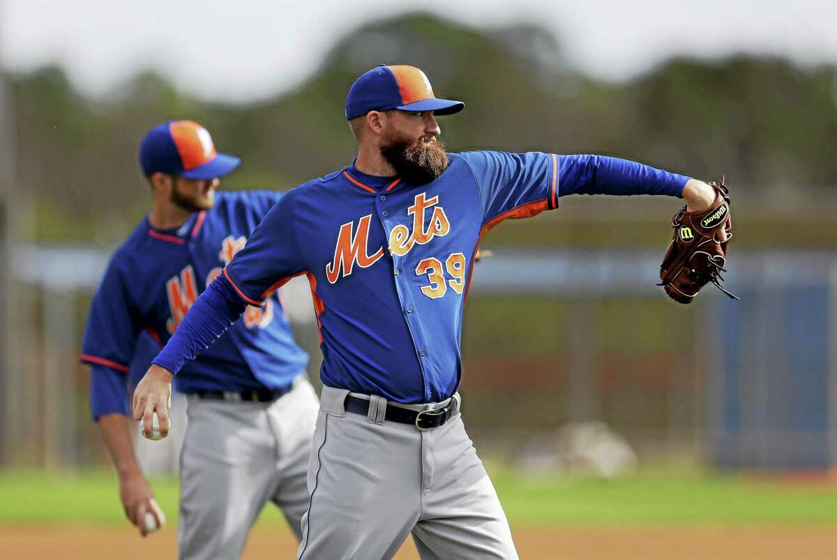 New York Mets pitcher Bobby Parnell throws during spring training in February in Port St. Lucie, Fla.