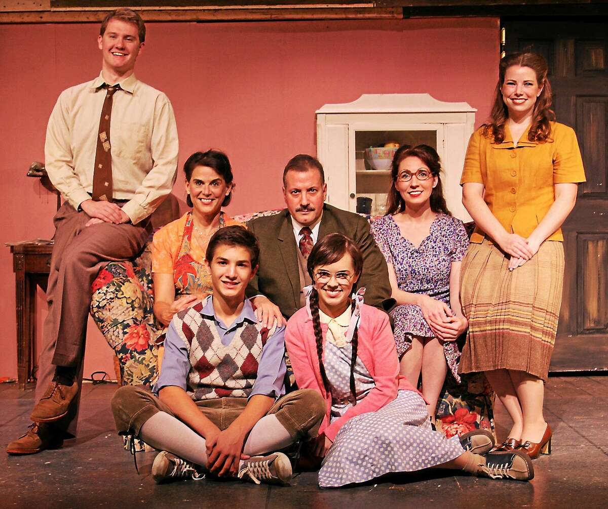 Photo by Paul Roth The cast of ìBrighton Beach Memoirsî takes the stage at Seven Angels in Waterbury with performances until Oct. 19.