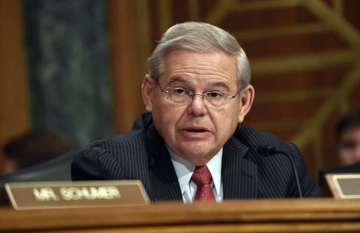 U.S. Sen. Robert Menendez, D-N.J. speaks on Capitol Hill in Washington. It flew through the Republican-run House in 2012, and a year later 79 of the Democratic-led Senateís 100 members embraced it. With Republicans now controlling both chambers of Congress, the chances for repealing the 2.3 percent tax on medical devices are better than ever.