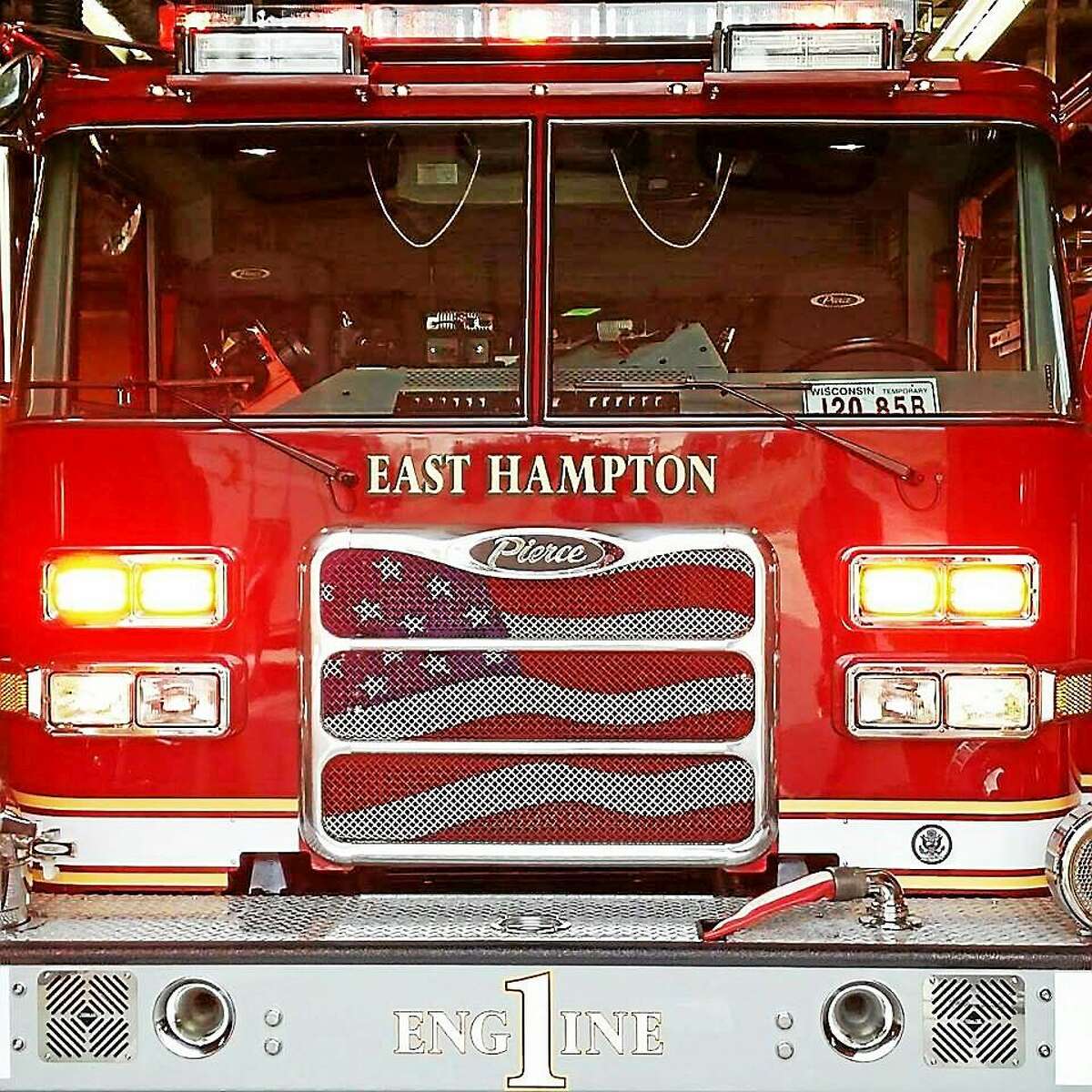 Courtesy East Hampton Fire ¬ A large fire at 501 Moodus Road in East Hampton destroyed a home Thursday morning.