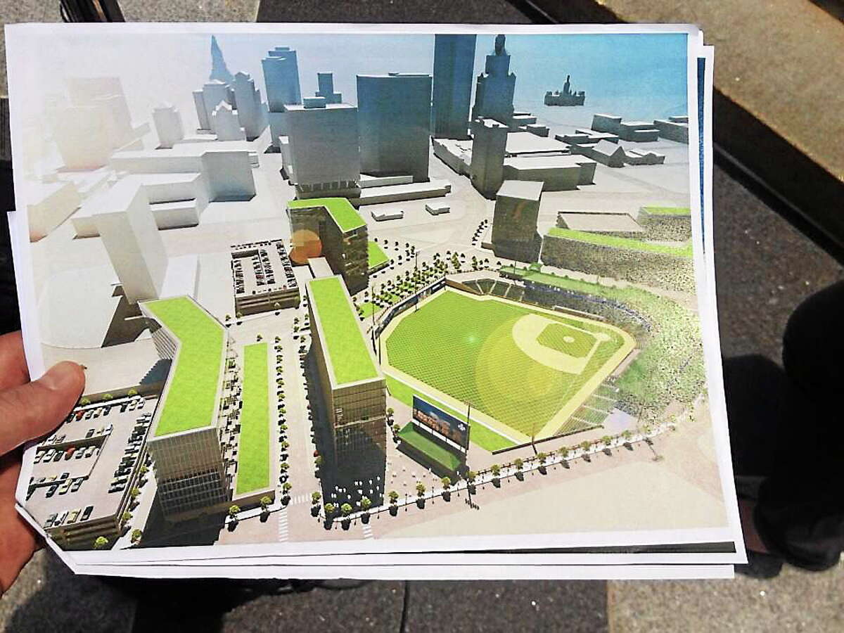 Plans for Hartford’s new baseball stadium.