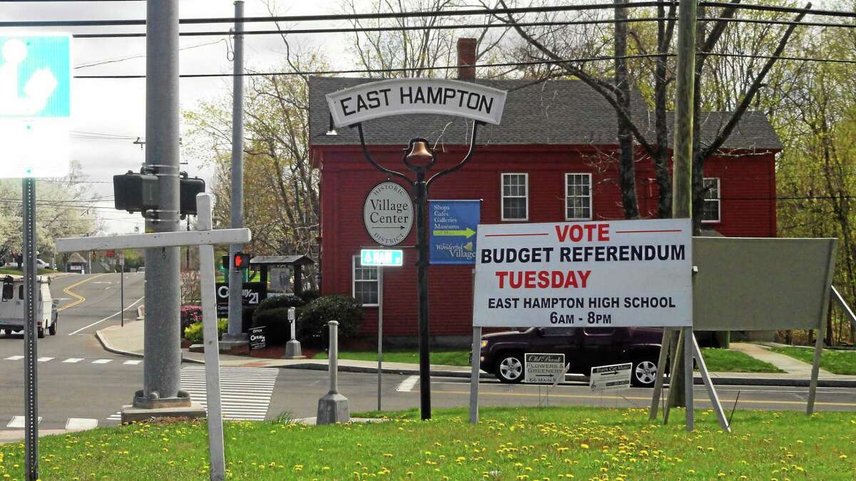 Cassandra Day - The Middletown Press East Hampton's second budget referendum is Tuesday.