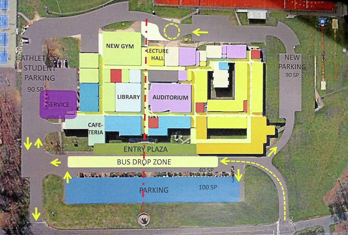 The proposed plan for East Hampton High School.