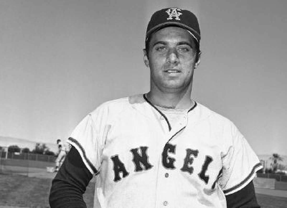 This March 1968 file photo shows Jim Fregosi of the California Angels in Palm Springs, Calif. Fregosi, a former All-Star who won more than 1,000 games as a manager for four teams, has died after an apparent stroke. He was 71.