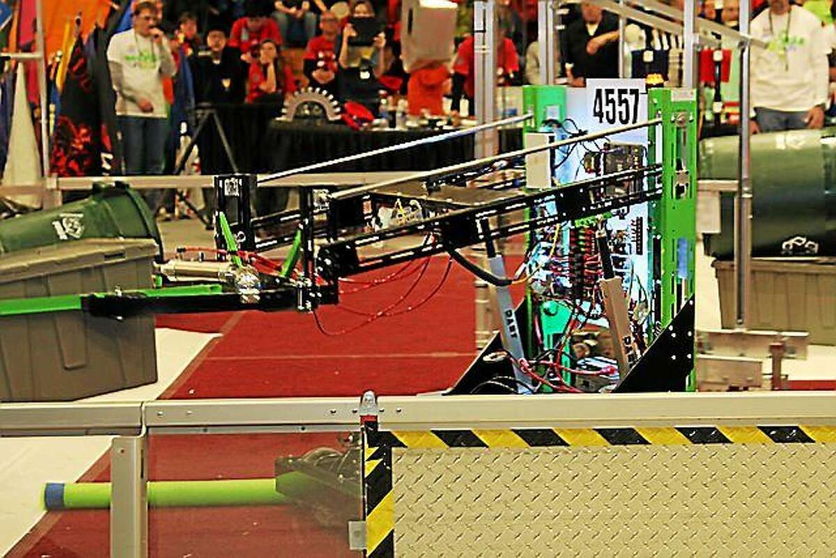Xavier’s FIRST Robotics robot, named The Claw.