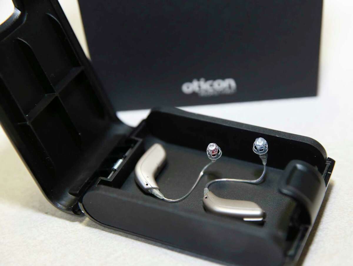 Allison Audiology & Hearing Aid Center offers the Oticon Opn hearing aid that will be the first ever to stream a live rock concert to hearing aid users Friday, Aug. 4, 2017, in Houston. Oticon has partnered with the band Styx to do the streaming for the group's last show on its current tour this month. ( Yi-Chin Lee / Houston Chronicle )