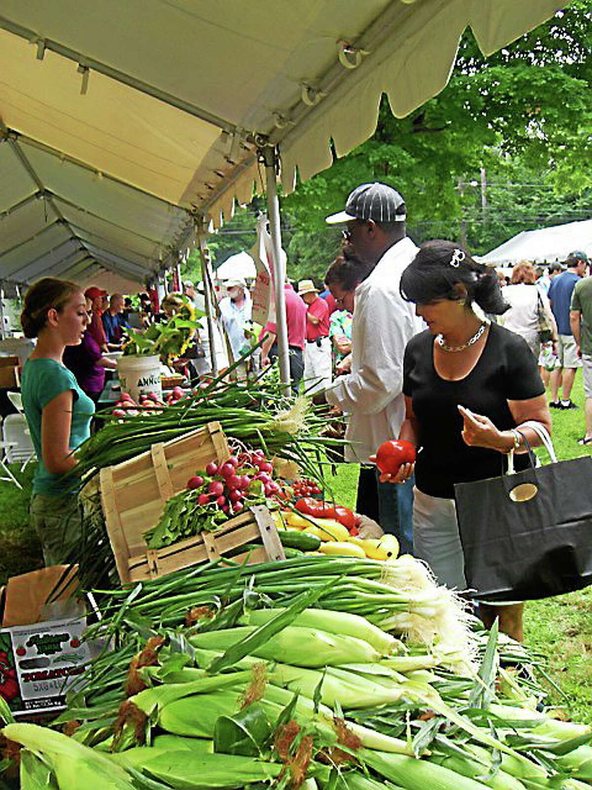 Submitted photo - Old Lyme Summer Festival An outdoor market is one of the many attractions to be found at the Old Lyme Summer Festival.