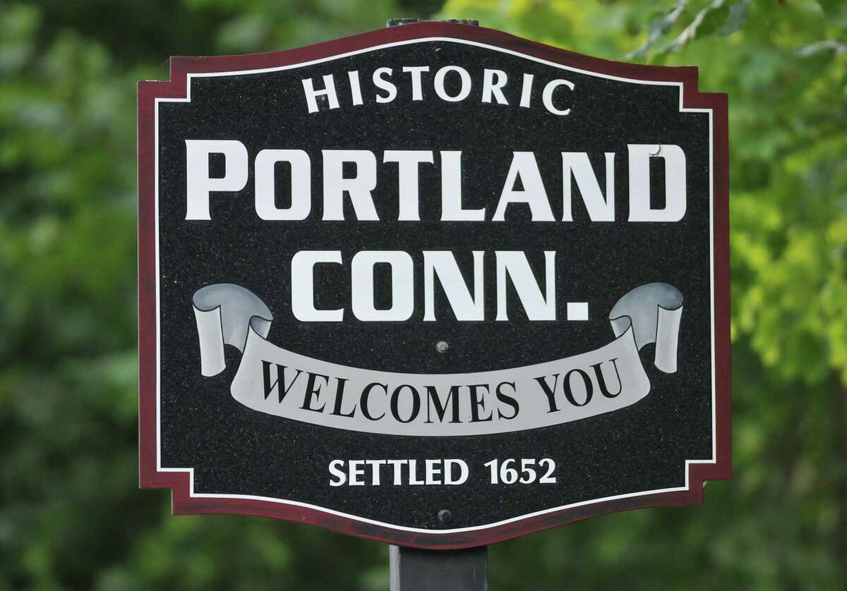 Portland sign. Catherine Avalone - The Middletown Press