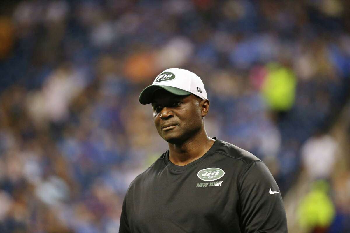 Head coach Todd Bowles, above, and the Jets brought in quarterback Matt Flynn for a physical Friday, but did not work him out as they consider signing a veteran to back up starter Ryan Fitzpatrick.