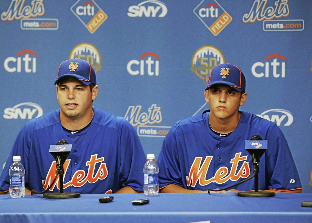 The New York Mets drafted Gavin Cecchini (first round), right, and Kevin Plawecki (compensation round) in June 2012.