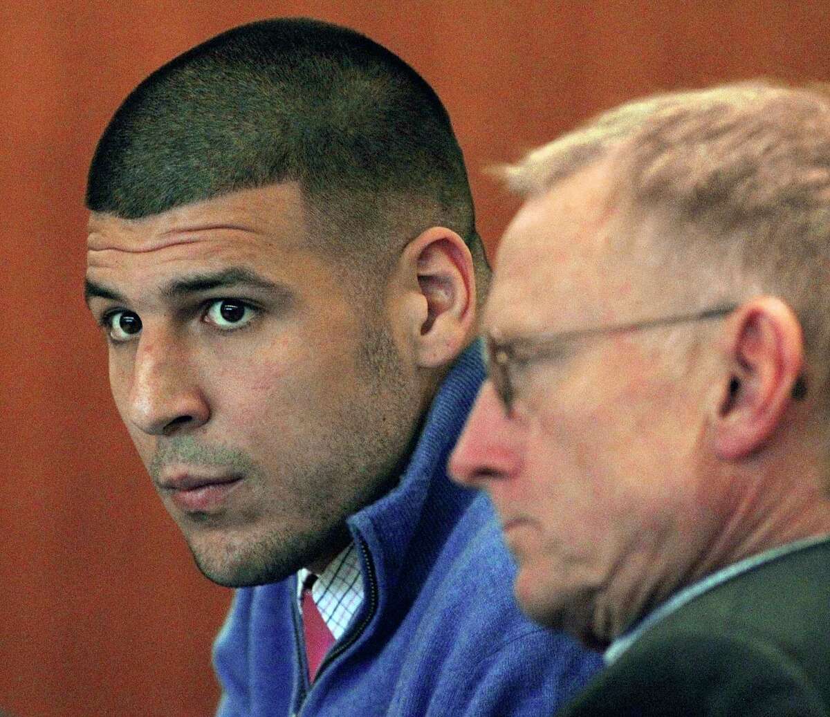 Aaron Hernandez’s lawyers asked a judge to order prosecutors to pare down their list of more than 300 witnesses, which includes Patriots coach Bill Belichick and owner Robert Kraft.