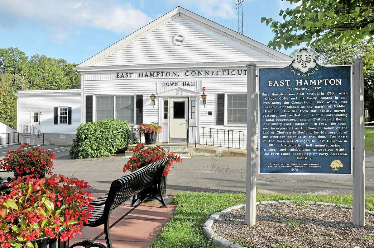 East Hampton Town Hall. Catherine Avalone - The Middletown Press