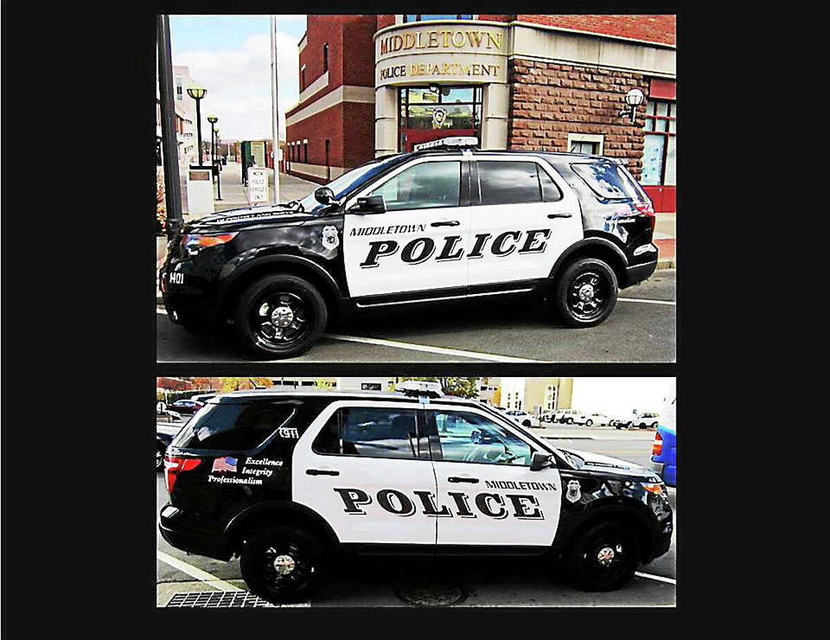 Photo Courtesy of the Middletown Police Department. The city is moving towards Explorers and Tauruses over the discontinued Ford Crown Victoria.