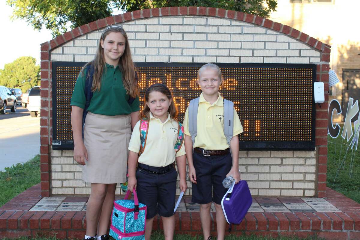 First Day of School St. Ann's, Midland Christian, TLCA