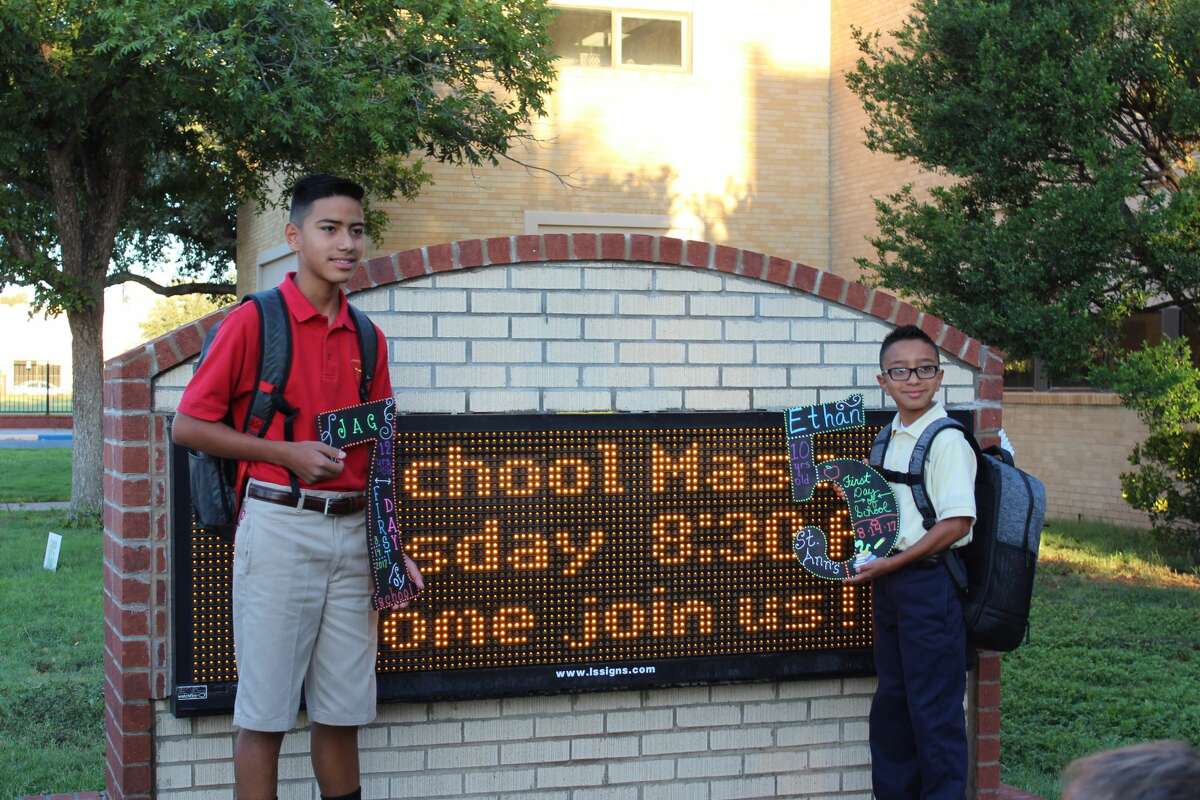 First Day of School St. Ann's, Midland Christian, TLCA
