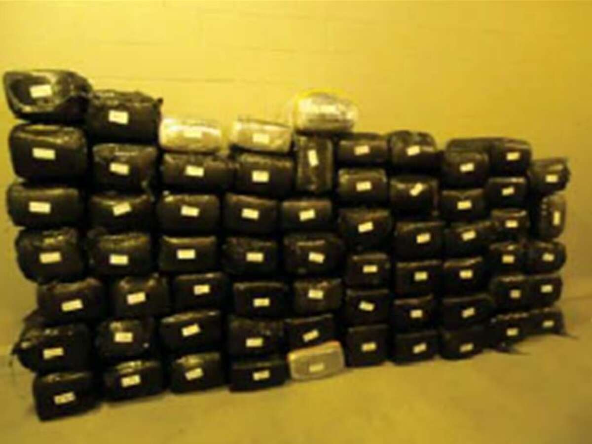 BP agents recently seized 1,582.9 pounds of marijuana after conducting an inspection on a tractor-trailer at the Border Patrol Checkpoint. 