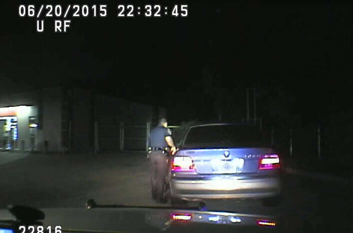 Harris County Sheriff's Office dashcam video shows two deputies conduct a traffic stop and body cavity search of Charneshia Corley, a 23-year-old black woman, in June 2015. Corley has filed a civil rights lawsuit against the sheriff's department, claiming the roadside search violated her civil rights.