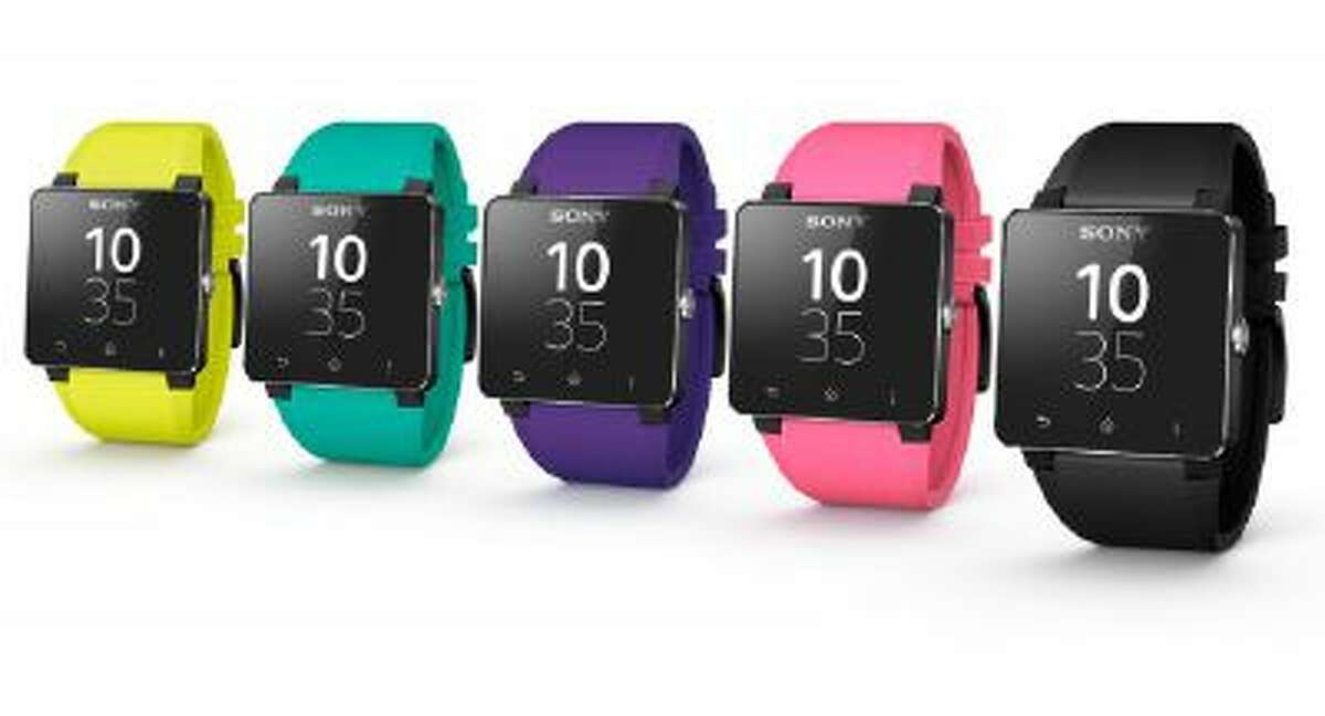 Sony's SmartWatch 2 in a variety of colors is seen in an undated photo provided by Sony.
