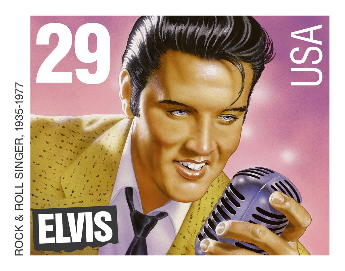 The "young Elvis" stamp.
