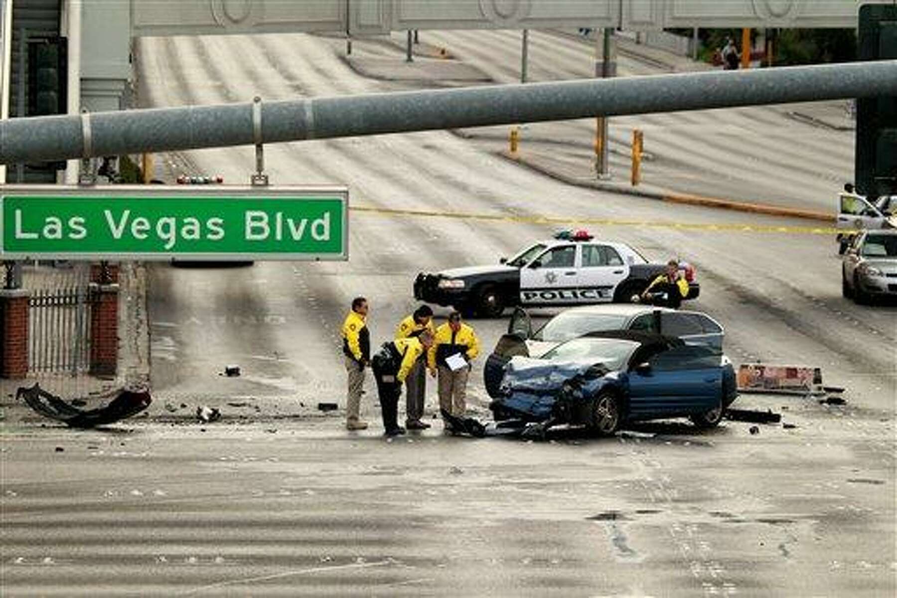 car accident las vegas blvd