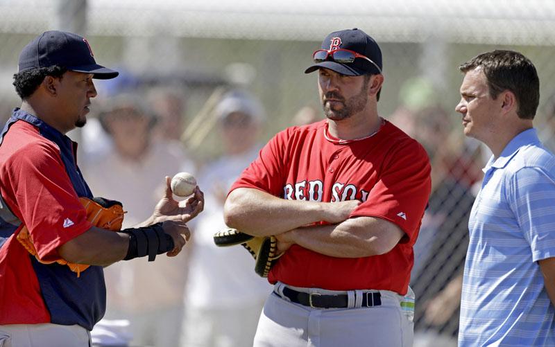 No sign of Varitek at Red Sox' camp