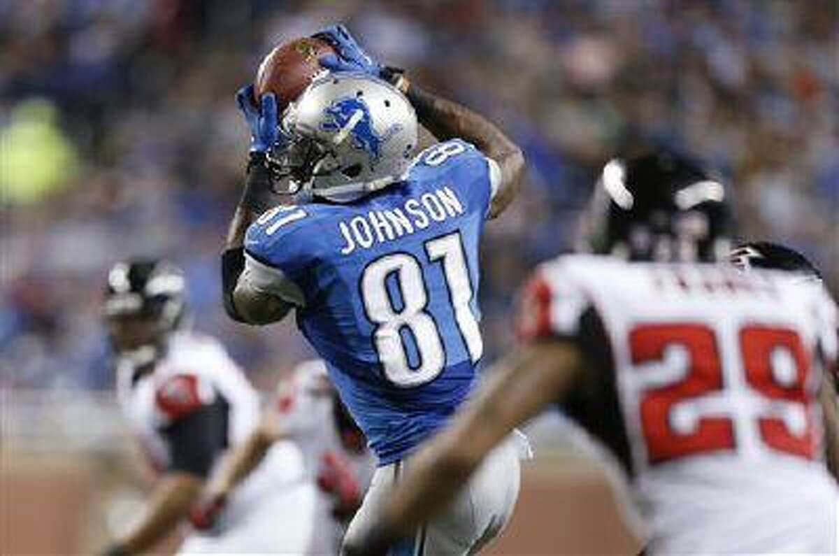 Detroit Lions wide receiver Titus Young (16) is introduced before