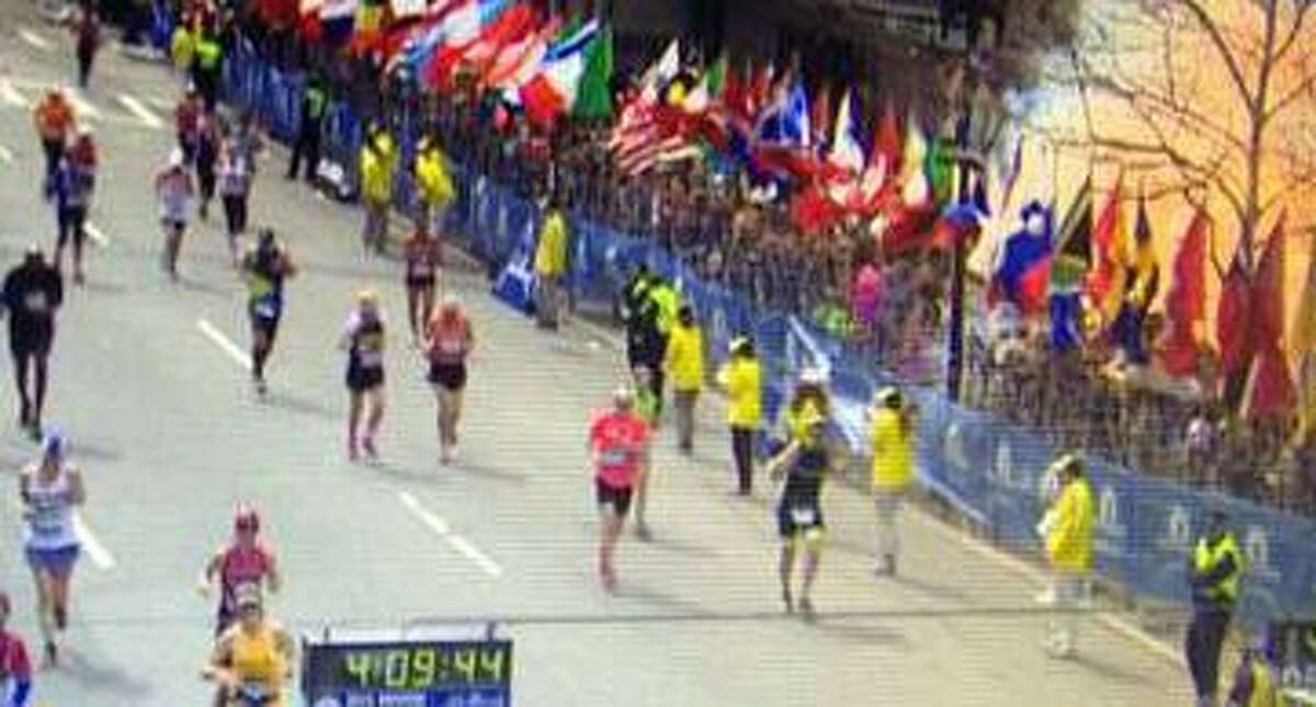Hamden runner steps away from finish line as blasts went off at Boston Marathon