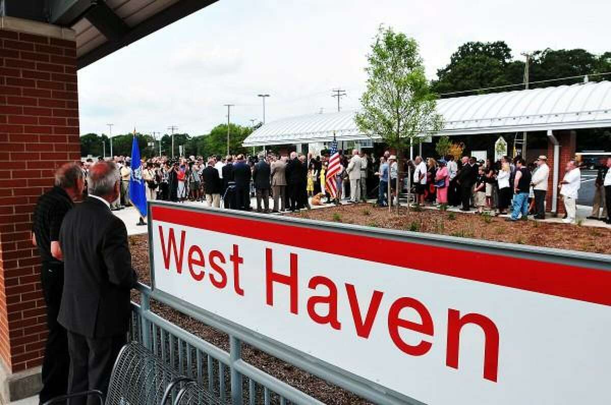 The grand opening of the new West Haven train station. Peter Casolino/New Haven Register pcasolino@newhavenregister.com