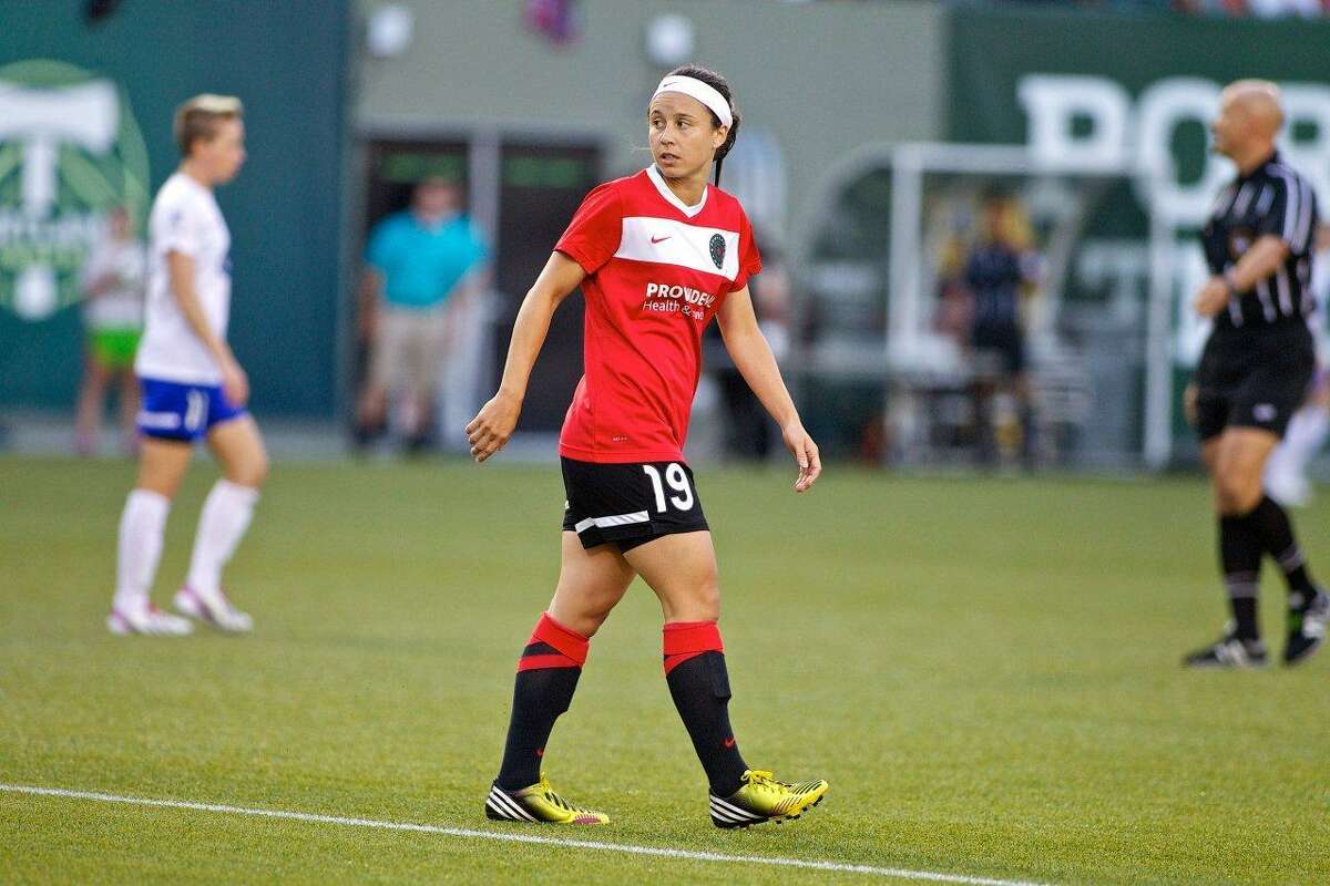 Former North Haven star Tiffany Weimer is back playing in the U.S. for the Portland Thorns FC of the National Women's Soccer League. (Contributed photo)