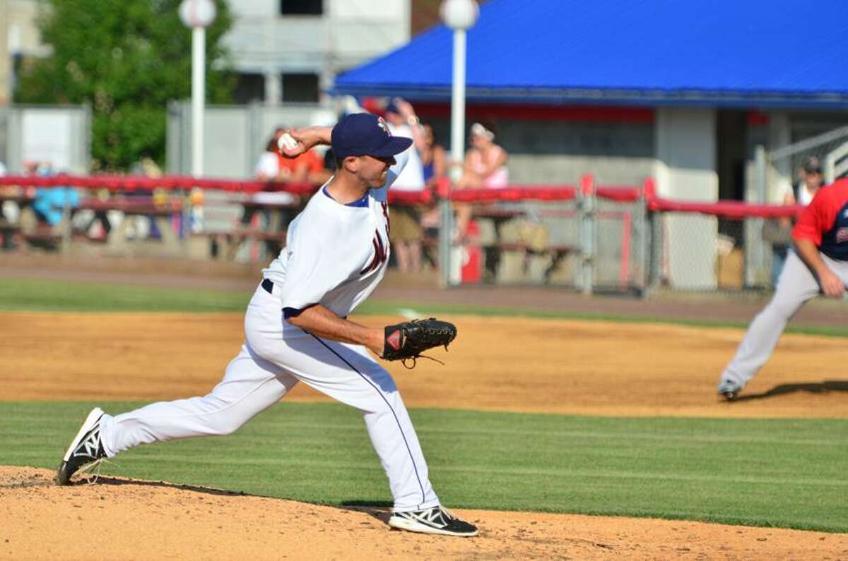 Former SCSU standout is making the transition to reliever in the Mets organization this season. (Photo courtesy of Tom Ryder)