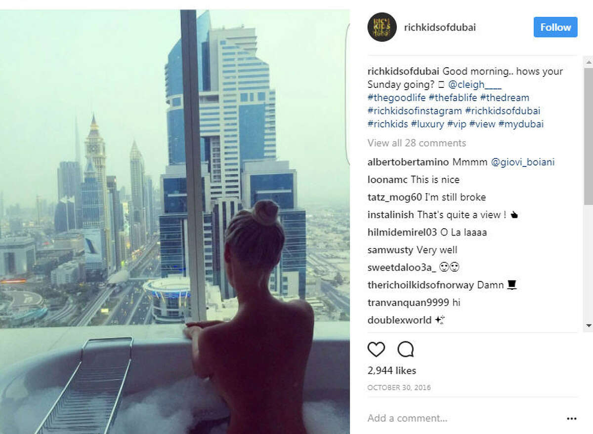 Rich Kids of Dubai Instagram account confirms the city looks luxurious