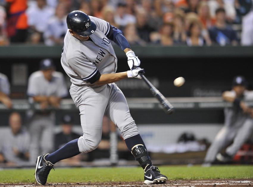 New York Yankees Alex Rodriguez stands in the batters box before hitting a  first inning 2 run homer at Yankees Stadium in New York City on April 7,  2007. The New York