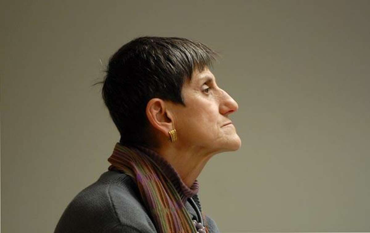 Congresswoman Rosa DeLauro pauses for a moment during a visit to the Jepsen Senior Center 1/10/11 as she discusses Affordable Care and Patient Protection Act with seniors at the senior center. Photo by Peter Hvizdak / New Haven Register 00/00/00 ph # Connecticut