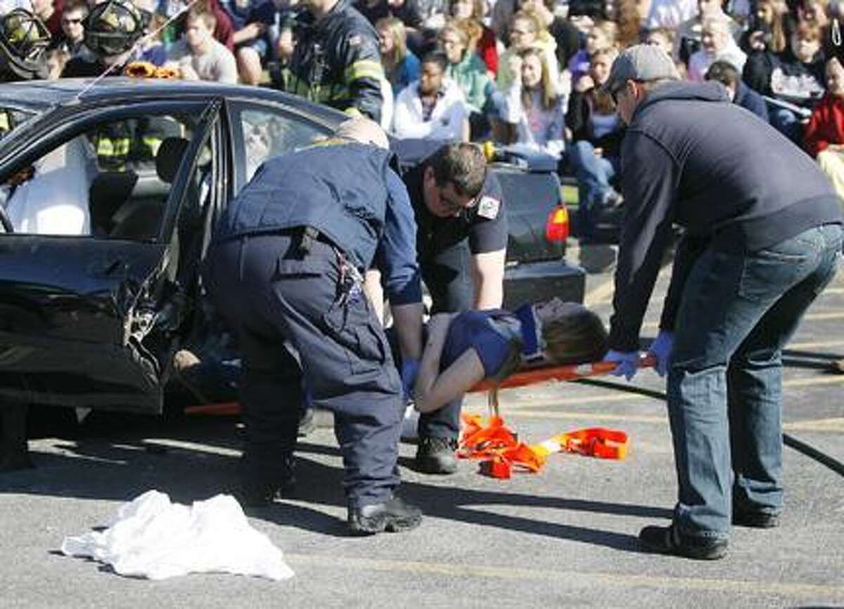 Mock DWI stirs emotion for Canastota High School students (video)