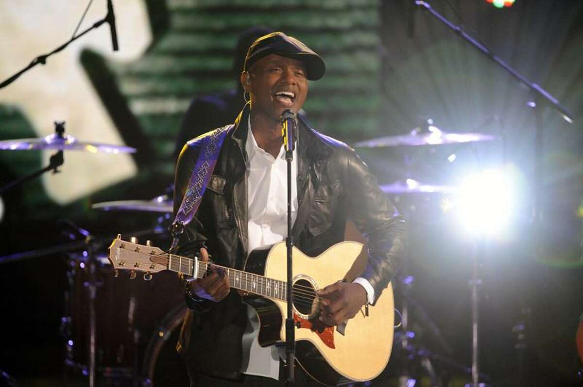 In this June 28, 2011 photo, Javier Colon performs on "The Voice" in Los Angeles. (AP Photo/NBC, Lewis Jacobs)