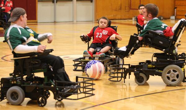 Power soccer gives motorized wheelchair athletes chance to shine (video)